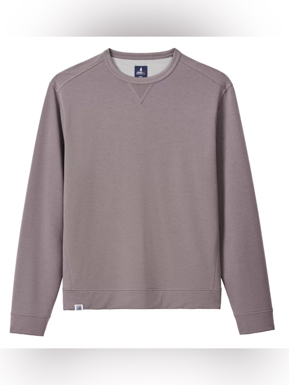 JOHNNIE-O Willard Drirelease Men's Crewneck Sweatshirt in Pewter Medium EUC